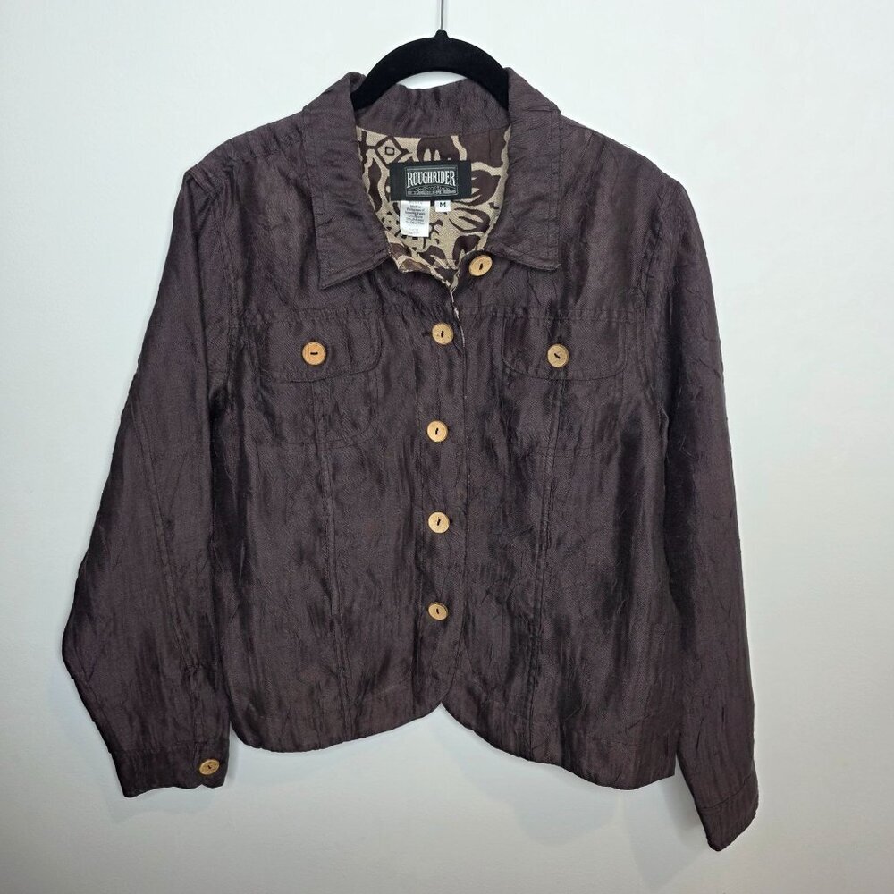 Roughrider By‎ Circle T Button Up Womens Medium